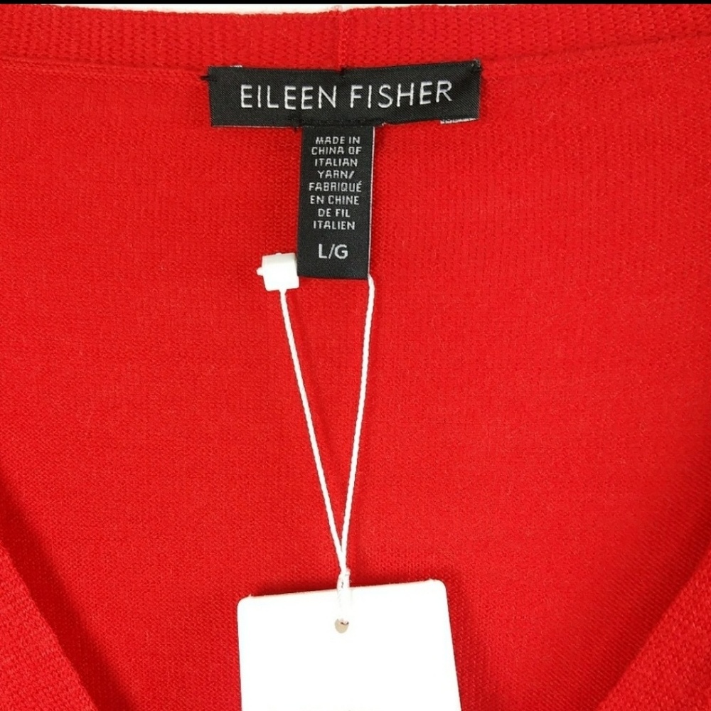 New Women's Large Eileen Fisher Oversized Sweater - Picture 3 of 7